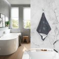 thumbnail image 2 of Yayeee 2 Pack Hand Towels for Bathroom 100% Cotton 16" x 28" Soft Absorbent Kitchen Towel, Starry Night Pattern, 2 of 7