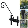 thumbnail image 2 of HLONK Heavy Duty Fence Deck Hook Rail Deck Railing Plant Hanger Outdoor Balcony Railing Decorative Hook Easy to Install, 2 of 8