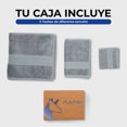 thumbnail image 5 of Juego de Toallas de Baño de Algodon Suaves Absorbentes y Resistentes Set de 3 Piezas Gris Gaon, 5 of 5