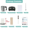 thumbnail image 7 of Candle Making Kit, Wax Melter for Candle Making, DIY Candle Making Supplies for Adults,Beginners, Including 500w Electric Stove,900ml Melting Wax Pouring Pot, Thermometer, Spoon, Candle Wick, 7 of 7