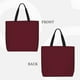 thumbnail image 2 of Balery Maroon Bolsa de Mano para Mujeres con Cremallera, Bolsa de Gimnasio con Compartimentos, Bolsa para Laptop, Bolsa para Trabajo, 2 of 7