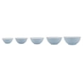 thumbnail image 4 of Just Feed Me by Jessie James Decker 10-Piece Melamine Mixing Bowl Set with Lids, Blue Speckle Design, 4 of 27