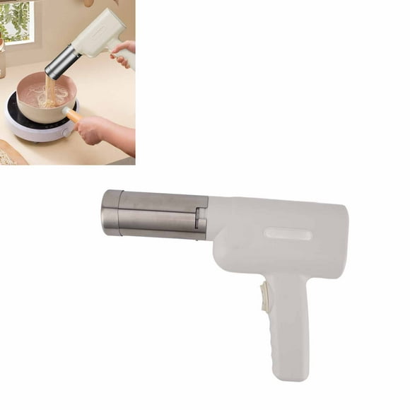 Handheld Electric Pasta Maker, Portable Automatic Pasta Maker, Cordless Pasta Machine with 5pcs Noodle Moulds for Making Chow Mein Soup Noodle Seafood Noodle Pasta