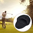 thumbnail image 4 of Couvre-clubs de golf en tissu durable, couvre-clubs souples et durables, accessoire pour golfeurs, noir, 4 of 4