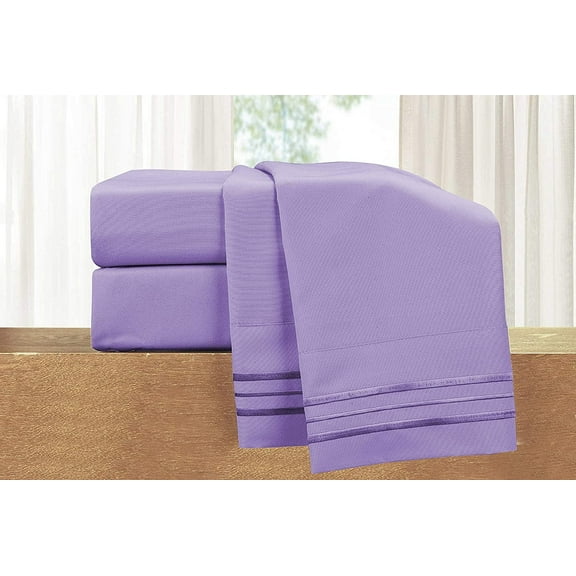 1500 Premier 4 -Piece Bed Sheet Set Cool & Breathable, Easy Elastic Fitted