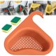 thumbnail image 5 of Batería de Cocina Fregadero Colador Colador Cesta de drenaje Estante de secado multifunción con esponja limpia Wdftyju  Libre de BPA, 5 of 9