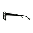 thumbnail image 4 of Child Size Round Thin Plastic 100% Blue Light Flitering Computer Glasses All Black, 4 of 4