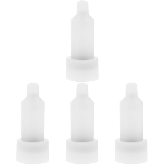 Masteelf 4pcs Soap Dispenser Inner Bottle Head Shampoo Dispenser Replacement Part Soap Dispenser Part