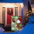 thumbnail image 6 of Home Decorative Welcome Winter Garden Flag, Merry Christmas Snowman Santa Xmas Tree Decor, Xmas Outside Decorations Seasonal Outdoor Yard Garden Flag 12 x 18", 6 of 6