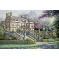 thumbnail image 2 of Harvill, Marc 14x11 Gold Ornate Wood Framed with Double Matting Museum Art Print Titled - Early Evening in the Flower Garden, 2 of 4