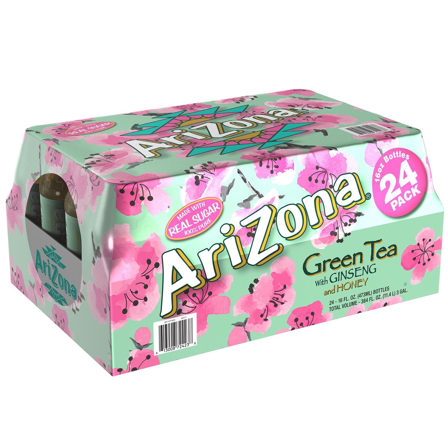 アリゾナグリーンティー Arizona GREEN TEA 24本セット AriZona Green Tea with Ginseng and Honey 16 fl. oz., 24 pk