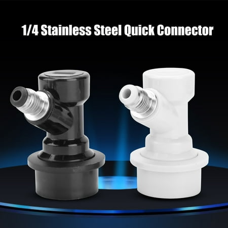 

Zaqw Keg Connector 4Pcs 1/4 Stainless Steel Ball Lock Keg Quick Connector Adpater For Adapter For Home Beer Quick Connector