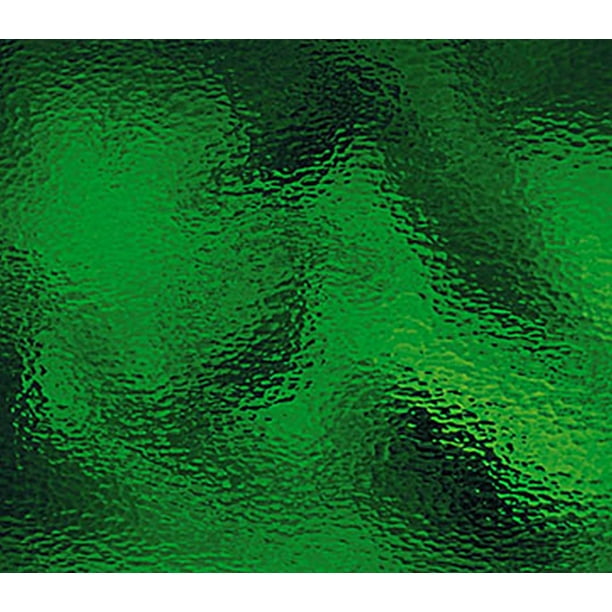 OCEANSIDE STAINED/FUSING GLASS SHEETS MED GREEN HAMMERED FUSIBLE