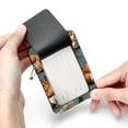 thumbnail image 7 of Squirrel Square PU Leather Luggage Tags - 2 Pack with Privacy Cover and Stainless Steel Ring - Suitable for Travel, Backpack, Handbag - Suitcase Tags, Travel Tag, 7 of 7
