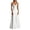 White, variant on Women's Satin Spaghetti Strap Maxi Dress – Deep V-Neck Waist-Defined A-Line Evening Gown – Elegant Floor-Length Formal Dress for Prom, Wedding Guest & Gala – Sizes XS-XL