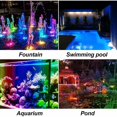thumbnail image 5 of Underwater Solar Spotlight, Solar Pond Lights with Adjustable Light Heads and Stand, IP68 Waterproof for Various Weather Conditions, Energy Conversion Rate Up to 17%, Easy, 5 of 5