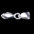 thumbnail image 3 of Charm Zulema Conector de broche de doble cabeza chapado en plata Oval Pinch Bails Cierres 14 x 5 x 2 mm, 3 of 6