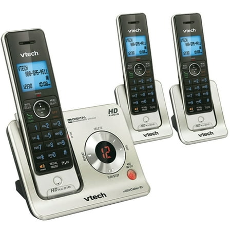 VTech Amplified Expandable Big Button Corded/Cordless Phone with Answering System & Smart Call Blocker, White, SN5147