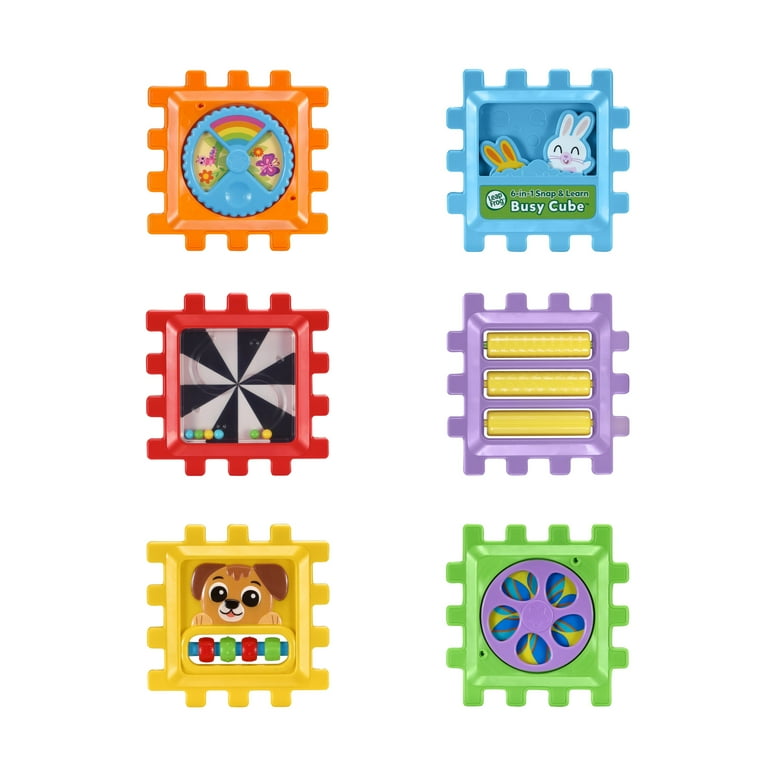 LeapFrog 6-in-1 Snap & Learn Busy Cube Interactive Learning Toy