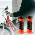 thumbnail image 4 of Puños de bicicleta para niños, antideslizantes, suaves, duraderos, ligeros, de goma. Naranja, 4 of 9
