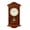 Brown, variant on OFFIGAM Miniature Brown Toy Clock for Dollhouse Furniture, Realistic Decor Accessory for Dollhouse Enthusiasts