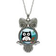 thumbnail image 2 of Jusqu'à 65 % de Rabais Collier Pendentif Vintage Hibou en Alliage Incrusté de Pierres Précieuses Bijoux de Mode Cadeau Collier Bagues Boucle d'Oreille Bijoux en Liquidation, 2 of 2