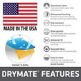 thumbnail image 6 of Drymate Premium Luxury Shelf & Drawer Liner, Thick Cushioned Fabric, Non-Adhesive, Absorbent, Waterproof, Slip-Resistant, Liners for Kitchen Cabinets, Cupboards (USA Made)(12”x59”)(2-Pack)(Taupe), 6 of 9
