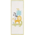 thumbnail image 5 of Unique Loom Whimsy Kids Collection Area Rug - Animals (2' 2" x 6' Runner Ivory/Yellow) Perfect For Kids Bed Room/Nursery Room/Living Room/Class Room/Play Room, 5 of 5