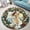 Christmas Angel13, variant on Circle Area Rug, Christmas Squirrel2 Nature Pattern Washable Non-Slip Floor Carpet, Soft Rug for Living Room Bedroom Decor 24 Inch