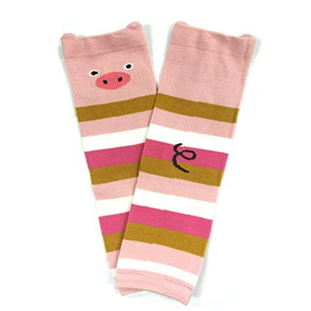 Colorful Baby Leg Warmers - ALLYDREW Animals and Fun Colorful Baby Leg Warmers, Pig