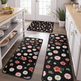 thumbnail image 2 of Pioneer Flower Floral Print Pattern Kitchen Rugs Sets Of 3,Kitchen Runner Rugs Non Skid Washable,Decorative Kitchen Floor Mats for Kitchen,Sink,Laundry,17X30 Inch + 17X47 Inch + 17X59 Inch, 2 of 6