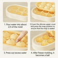 thumbnail image 3 of Ohufall Ice Cream Maker With Cover Small Household Refrigerator Mold Easy Release Popsicle Maker, 3 of 9