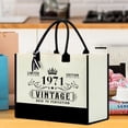 thumbnail image 6 of Birthday gifts for Women Travel Canvas Tote Bag and Makeup Bag -2026, 6 of 6