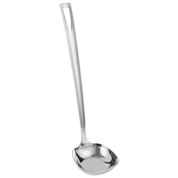 Raindrops Soup Ladle Stainless Steel Ladle for Kitchen Ladle Spoon with Long Handle Serving Spoon for Cooking Stirring Gravy Sauces Ladle Soup Spoon for Kitchen