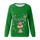 thumbnail image 4 of Sudaderas de Cuello Redondo de Navidad Para Mujer Estampado de Manga Larga Suelta Tops Individuales Blusa Odeerbi ODB193388, 4 of 6