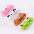 thumbnail image 4 of Dsseng Toothpaste Tube Squeezer 4 Pack Random Colors Animal Toothpaste Clip Toothpaste Roll Tube Squeezer Tool Dispenser, 4 of 7