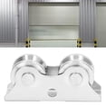 thumbnail image 1 of Groove Wheel, Stainless Steel Wear Resistant Heavy Duty Sliding Gate Track Pulley with Bracket for Rolling Gates, 1 of 7