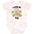 thumbnail image 3 of Inktastic Cute Sloth I Love My Tio with Green Leaves Boys or Girls Baby Bodysuit, 3 of 5