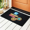 thumbnail image 1 of Cartoon Game Elements Handle Rugs Doormat, Non-Slip Machine Washable Carpets Floor Door Mat , 36" x 24", 1 of 7
