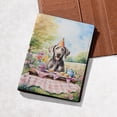 thumbnail image 5 of Happy Mother's Day Weimaraner with Sweets and Flowers at a Picnic Travel Passport Wallet Weim Gray Ghost Dog Lover PU Leather Passport Holder Cover - 13005, 5 of 5