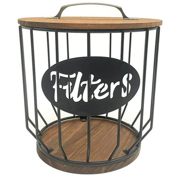 Coffee Filter Holder Storage for Bar Accessories Beautiful Container and Dispenser