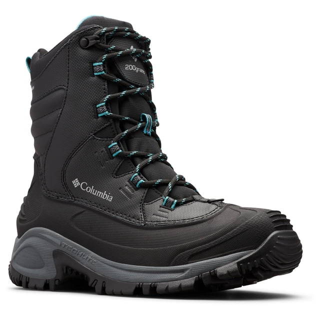 Botas Columbia Bugaboot III para mujer, color negro/borde del Pacífico, talla 6