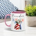 thumbnail image 4 of Freedom Shih Tzu on Independence Day 4th of July 11oz Accent Two-tone Mug Lion Dog Lover Gifts Coffee Tea Cup - 01005, 4 of 5