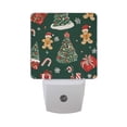 thumbnail image 6 of Yayeee LED Night Light for The Home Plug in With Light Sensors 2 Pack, Yellow Christmas Gingerbread, 6 of 6