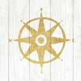 thumbnail image 2 of Mullan, Michael 12x12 White Modern Wood Framed Museum Art Print Titled - Beachscape IV Compass Gold Neutral, 2 of 4