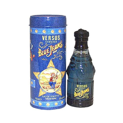 Blue Jeans By Gianni Versace For Men Eau De Toilette Spray 2.5
