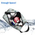 thumbnail image 6 of Goofa Goose and Doodle Flowers Printed Toiletry Bag with Handle,Large Capacity Travel Makeup Cosmetic Bag for Women, Carry on Airport Airline Compliant Bag, 6 of 9