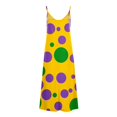 thumbnail image 5 of Pisexur Robe Sans Manches à Col en V pour Femme, Robe d'Été Décontractée Imprimée Sans Manches, Robe Longue à Bretelles à Col en V, Robe pour Femmes, 5 of 5