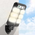 thumbnail image 2 of VBXOAE Lampe de Rue Solaire avec Télécommande, Capteur Jour-Nuit, LED COB, Installation Fixe, Éclairage Extérieur Économe en Énergie, Noir, 2 of 7