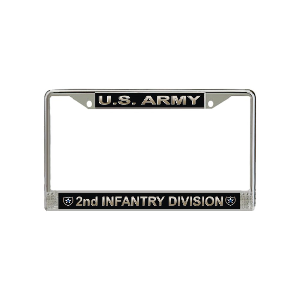U.S. Army 2nd Infantry Division License Plate Frame